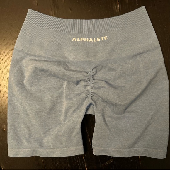 Alphalete amplify shorts washed denim - Picture 3 of 4